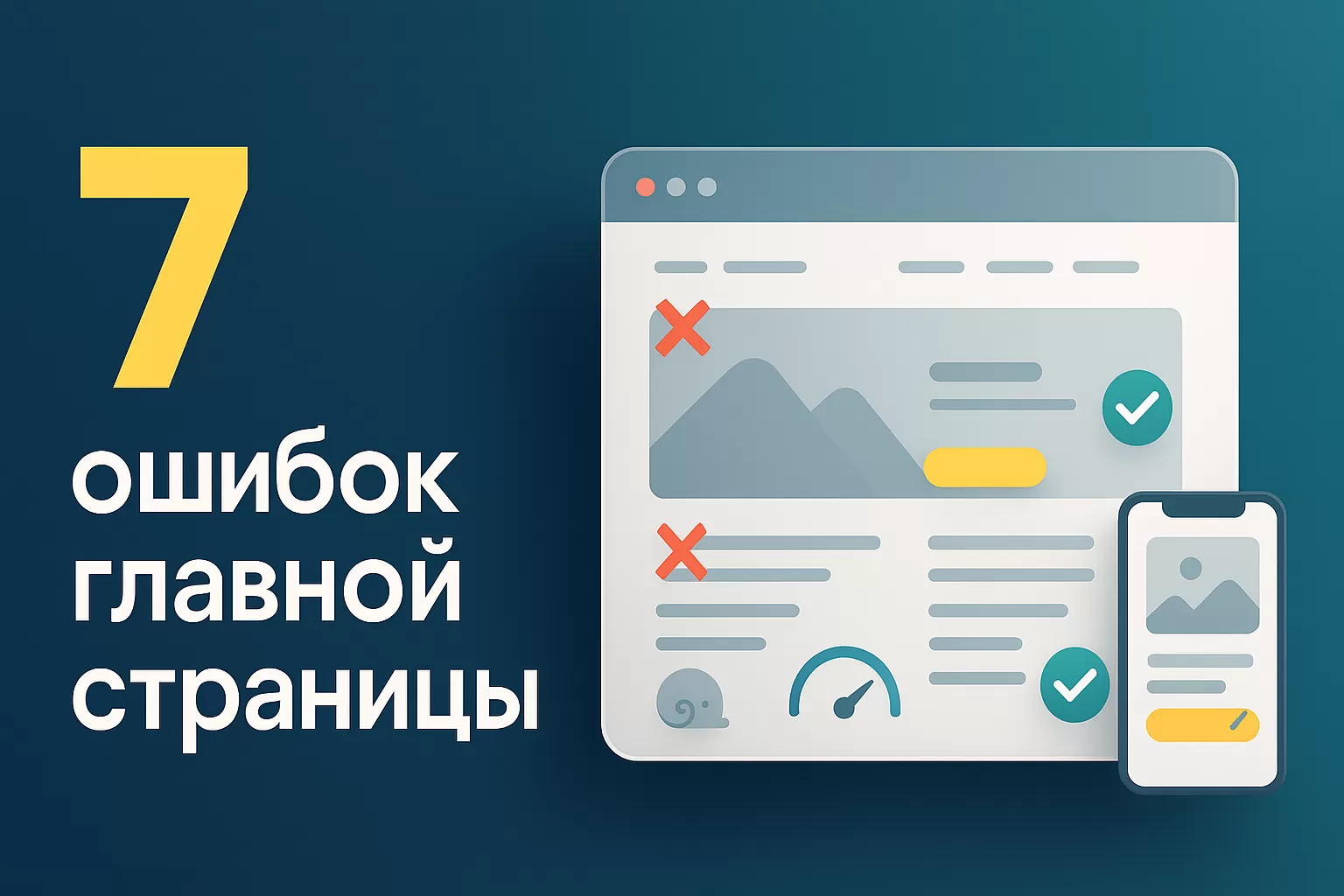Блог - 7 ошибок на главной странице, из-за которых вы теряете клиентов